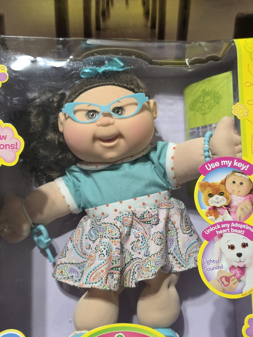 Cabbage Patch Kids Babylnd Doll NIB Glasses Outfit Cute Girl - Picture 7 of 7